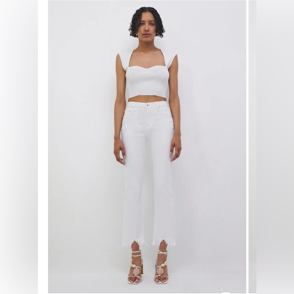 Jonathan Simkhai Light Green Denim Jeans